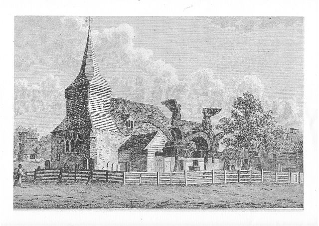 Print: From south-west in 1797